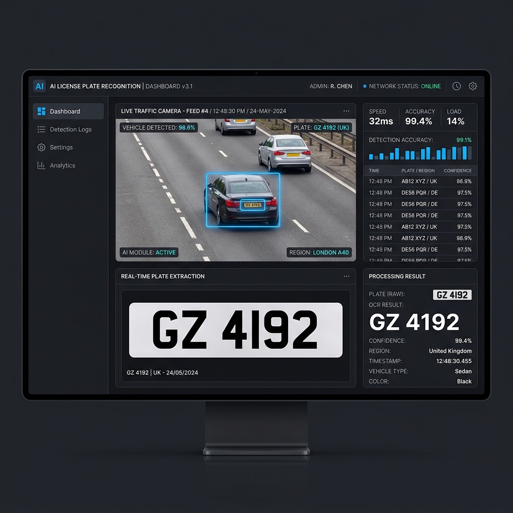 AutoPlateX Dashboard